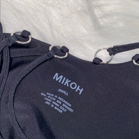 Mikoh Ipanema One Piece Swimsuit Black Sz Small - Picture 11 of 11